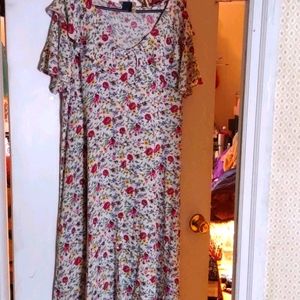 Plus size ankle lengthdress